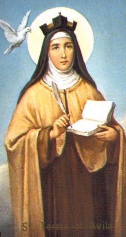 Gebet zur heiligen Teresa gegen Angst